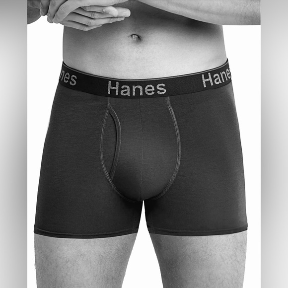 Hanes Men's Total Support Pouch Trunk Underwear.  ( 1 black, size M); NWOT. - Picture 2 of 14